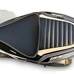 AEROX SCOOTY SEAT Cover,scooty seat Cover,Bike seat Cover,pu Leather,Black & White Colour-image-79