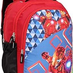 New Polyester Cartoon Character Printed Kids School Backpack Waterproof Bag For Boys And Girls (NUR TO 2nd Class)(Iron Man)-image-66