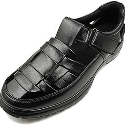 Doctor Orthofit™ Men’s Roman Sandals | Orthopedic Comfort | Lightweight & Durable | Anti-Skid Phylon Sole | Soft Cushion Insole | StylishFaux Leather Sandals for Daily Wear-image-53