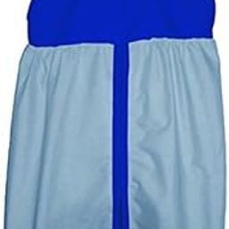 Baby Doll Solid Two Tone Diaper Stacker, Light Blue/Royal Blue-image-1