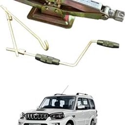 AYW Car Scissor Tyre Jack with Foldable Rod for Mahindra Scorpio 2014 Onwards (1500Kg Lift Capacity)-image-22