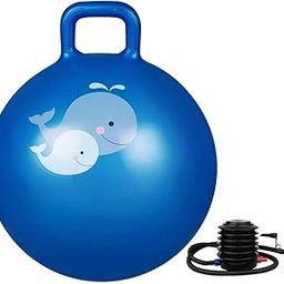 YAGVIZ Kids Jumping Hopping | Rubber Hop Ball for Kids Ages 3-6 Year | Inflatable Sit and Bounce Rubber Hop Ball for Kids(65cm)-3