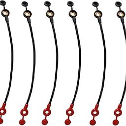 Copper Cable For Rechargeable Lead Acid & Graphene Battery (Length- 10 Inch) Black & Red | Compatible for Electric Scooty, Electric Rikshaw, Electric Cycle, Battery Rikshaw (6 Pcs Set)-image-60