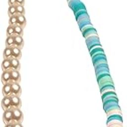 Phone charm with pearl and colorfull Fimmo Sequences-picture-13
