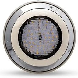 AK Lighting 9'' Dia 40 MM Thickness 18 WATT SS White Rim Swimming Pool Light | Under Water Wall Mounted Light (RGB)-image-85