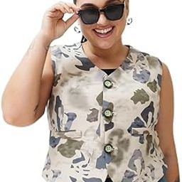 Printed waistcoat for women, women waistcoat.01-image-93