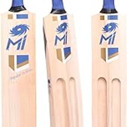 playR x Mumbai Indians Blaster Tennis Kashmir Willow bat Premium Cricket bat for Power Shots, Lightweight for Training, Casual, Club Matches & All Season - Size 6-image-44