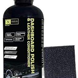 NTreck Car Dashboard Polish & Leather Conditioner - 300 ml | Polish for Interior Plastic, Leather, Vinyl & Rubber | Protection from UV Rays & Non-Greasy Formula with Pleasant Fragrance-picture-9