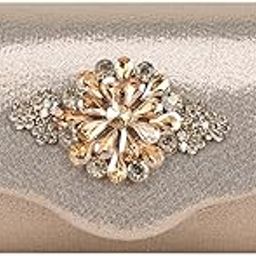 Shining Clutch Bag with Detachable Metal Chain - Stylish Handbag for Parties & Formal Events | Chic Women's Accessory-image-36