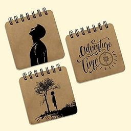 PaperO Pocket Size Sketch Book | 140 GSM | (10.5 x 10.5 cm) | Pack of 3 | 40 Sheets Each | Wiro-Bound | Ideal for Quick Sketches, Doodles, and Travelers | Adventure Time-image-86
