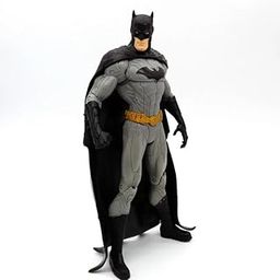 SmileGear Big Size Cartoon Comic-Based Inspired Action Figures Set, Superheroes Collection, PVC Collectible Playset, Superhero Kids Toys for Boys and Girls (Bat in Black, 1 Pc, 17cm)-1