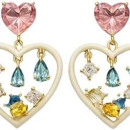 Gold-Plated Stainless Steel Korean Earrings For Women|Gifts for Women & Girls|Wedding and Christmas Gifts|Rakhi Gift for Sister|Valentines day gift|Earrings for women stylish-image-23