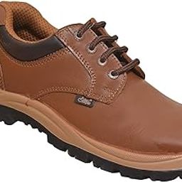 AC 11102, Limited Edition, Formal Safety Shoe, ISI Marked with is:15298 Part 2, Steel Toe Cap with Impact Resistance of 200J, (Tan, Size 11 UK/India)-39