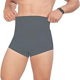 Men Tummy Tucker Waist Cincher Seamless Shapewear Slimming Shaper Briefs-image-9