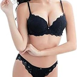 Women's Stylish Swimwear Padded Underwired Pushup Bra Panty Sets-image-7