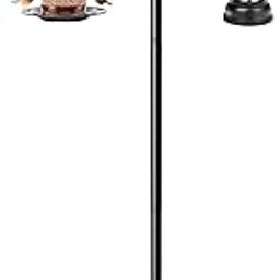 Shepherds Hooks for Outdoor, 108 Inch Heavy Duty Bird Feeder Pole with 5 Prongs Base, Adjustable Shepherds Hook for Hanging Birdhouses, Lanterns, Plant Baskets, Wind Chimes-image-44