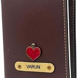 Vegan Leather Passport Cover Customized, Card Holder Travel Organizer Gift for Men and Women, Passport Holder with Name (Brown)-picture-52