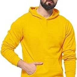 Men's Cotton Hoodies | Solid Trendy Comfortable Sweatshirts for Men | Stylish Winter Wear Fashionable Sweatshirts with Hood & Pockets-image-92
