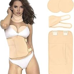 Primestic Castor Oil Pack Wrap 4 Pieces Organic Kit, Reusable Adjustable Straps Anti-Leak Compress Pack, Easy Application, Aids Liver Detox, Helps Pain Relief, For Tummy, Neck & Chest, Beige-image-48