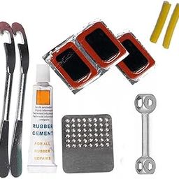 Schrodinger15 30063 Bicycle Cycle Cycling Tube Puncture Repair Kit Portable 15 pcs-17