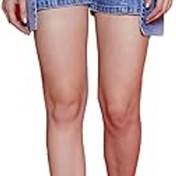 Women Blue Denim Side Pocket Stretchable Shorts (VDSHORT701_Blue)-picture-11