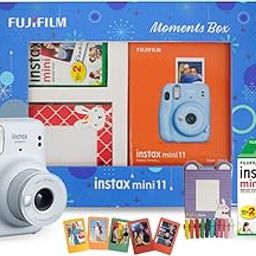 Fujifilm Instax Mini 11 Instant Camera (Ice White) Moments Box with 20 Shots-image-53