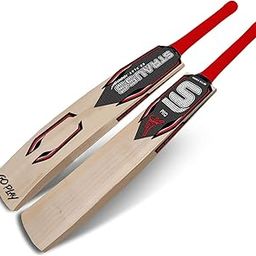 STRAUSS Pro Kashmir Willow Cricket Bat | Size: Short Handle (SH) | Suitable for Leather/Tennis Ball | Age Group 13+ yrs | for Youth/Adults | Anti Scuff Sheet & Bat Cover | Red | (1050-1200 Grams)-picture-27
