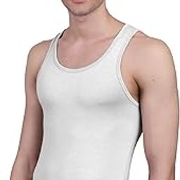 Vest for Men | Bamboo Sleeveless Super Soft Round Neck Gym Comfort Vests | Workout Regular Fit Innerwear | Breathable Sando with Long Hemline | Pack of 1 for Ultimate Comfort-image-79