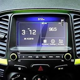 Infotainment System Screen Guard For HYUNDAI SANTRO - Transparent | Anti-Glare and Scratch Resistent Smooth Car Tempered Glass Protector | Clear Glass Car Accessories - Pack Of 1-picture-19