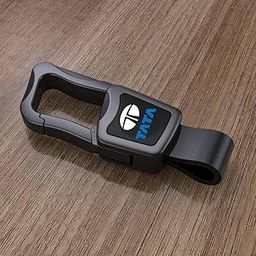 Premium Scratch-Proof Keychain/Keyring with Car Brand Name Logo | Durable Metal Keyring for Cars & Bikes with 2 Color Strap-41