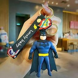 Cute Cartoon 3D Silicon Keyring, Durable Keychain with Strap & Metal Hook for Boys Girls Men Women | Keychain for Motorcycle Scooter Bike Car Key Ring-image-26