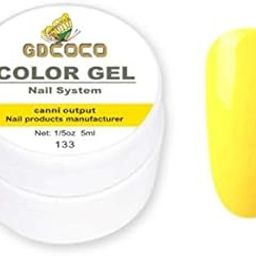 GDCOCO 5ml nail UV Gel soak off UV LED Nail Art Pure Color Gel paint color UV gel polish (GD-CG-5ml-133)-image-26