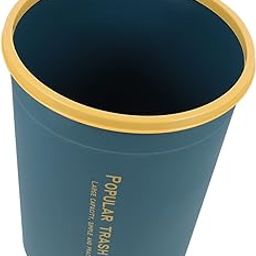 PRETYZOOM 1pc Round Trash Can Automotive Accessories Trash Can Outdoor Outside Trash Can with Lid Plastic Rubbish Can Trash Can for Car Waste Container Office Pp Kitchen Jar Indoor-10