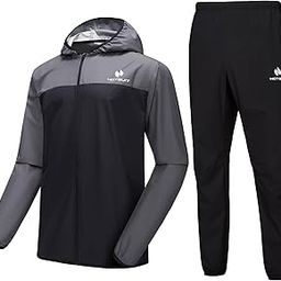 HOTSUIT Sauna Suit for Men Sweat Suits Gym Workout Exercise Sauna Jacket Pant Full Body-image-87