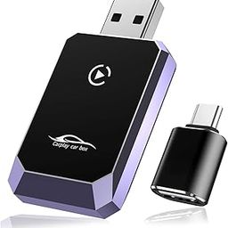 Wireless Carplay Adapter, Plug and Play USB and Type-C Carplay Wireless Adapter for Cars from 2016, Converts Wired to Wireless CarPlay Adapter for iPhone 6+ and iOS 10+-image-6