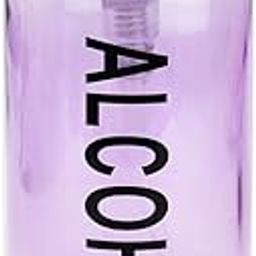 PANA 7 Oz PURPLE Alcohol Labeled Liquid Push Down Pump Dispenser Bottle with Flip Top Cap-image-18