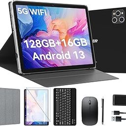 ANTEMPER 2024 Latest Android 13 Tablet, 10.1" IPS LCD, 128GB + 16GB RAM, 13MP Rear & 8MP Front Camera, Black-84
