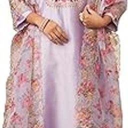 Women's Kurta Pant Set with Embroidered Organza Dupatta | Viscose,Rayon | A-line fit-image-88