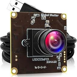 ALPCAM 5MP Global Shutter USB Camera Module High Speed 60fps 1080P Webcam Board with No Distortion Lens Low Light USB Lightburn Camera UVC for Computer Laptop Android and Raspberry Pi-8
