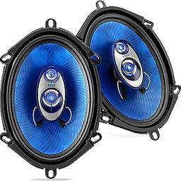 Pyle PL573BL 5-Inch x 7-Inch/6-Inch x 8-Inch 300 Watt Three-Way Speakers-image-72