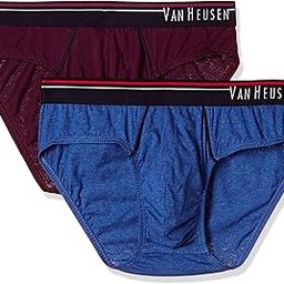 Men's Cotton Antibacterial Brief(Pack of 2) (10003_Denim Mel, Winter Bloom_Medium_blue_M)-image-32