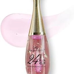 24K Gold PH Reactive Colour Changing Lip & Cheek Oil | Nourishing with Vitamin E & Aloevera Oil Extracts I Unique Pink Shade Based on Skin's PH-22