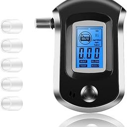 AROTEC Police Alcohol Testing Machine + 5 Mouthpieces, Portable Alcometer Alcohol Tester Breath Analyzer Checker Device, Breathalyser Professional BAC Tester with LCD Digital Display Alcohol Detector-image-57