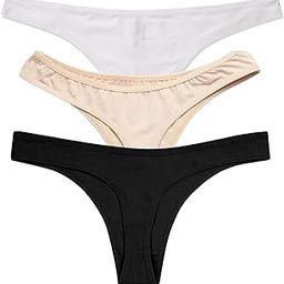 Women Cotton Bikini Style Underwear Thong, Low Rise, G-String Sexy Lingerie Panties Combo Pack of 3 (in, Alpha, XL, Regular, Black, Nude & White)-picture-20