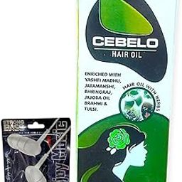 CEBELO HAIR OIL 100ML hair growth LONG SMOTH HAIR pack of 1 free ear phone-image-107
