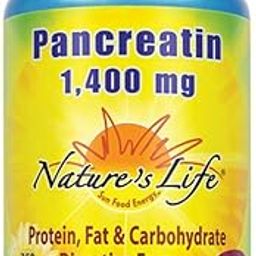 Nature's Life Pancreatin Tablets, 1400 Mg, 250 Count-image-3