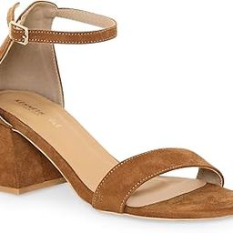 Women Formal Casual Sandals | PU Leather Heel Sandal With Ankle Loop For Ladies & Girls, Brown-image-2