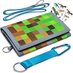 ids Wallet for Boys Teen Girls ages 6-16 Trifold,Toddler Wallet with Zipper Coin Pocket and Card Holders, Unique Birthday Gifts for Children, colour.26,-image-15