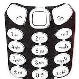 Black & White Keypad Buttons for Compatible with Nokia 3310 (Not a Mobie Body only Keypad)-9