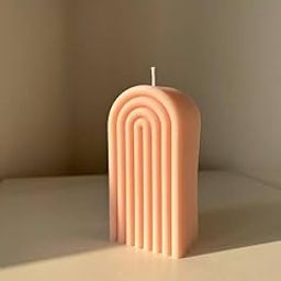 Melt & Mold Rainbow Arch Candle - Aromatherapy Scented Candles, Lasts 15 Hrs - Elegant Candles for Home Decor, Living Room Decoration - Scented Candles for Home, Gift Set (Pink)-image-87